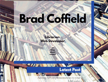 Tablet Screenshot of bradcoffield.com